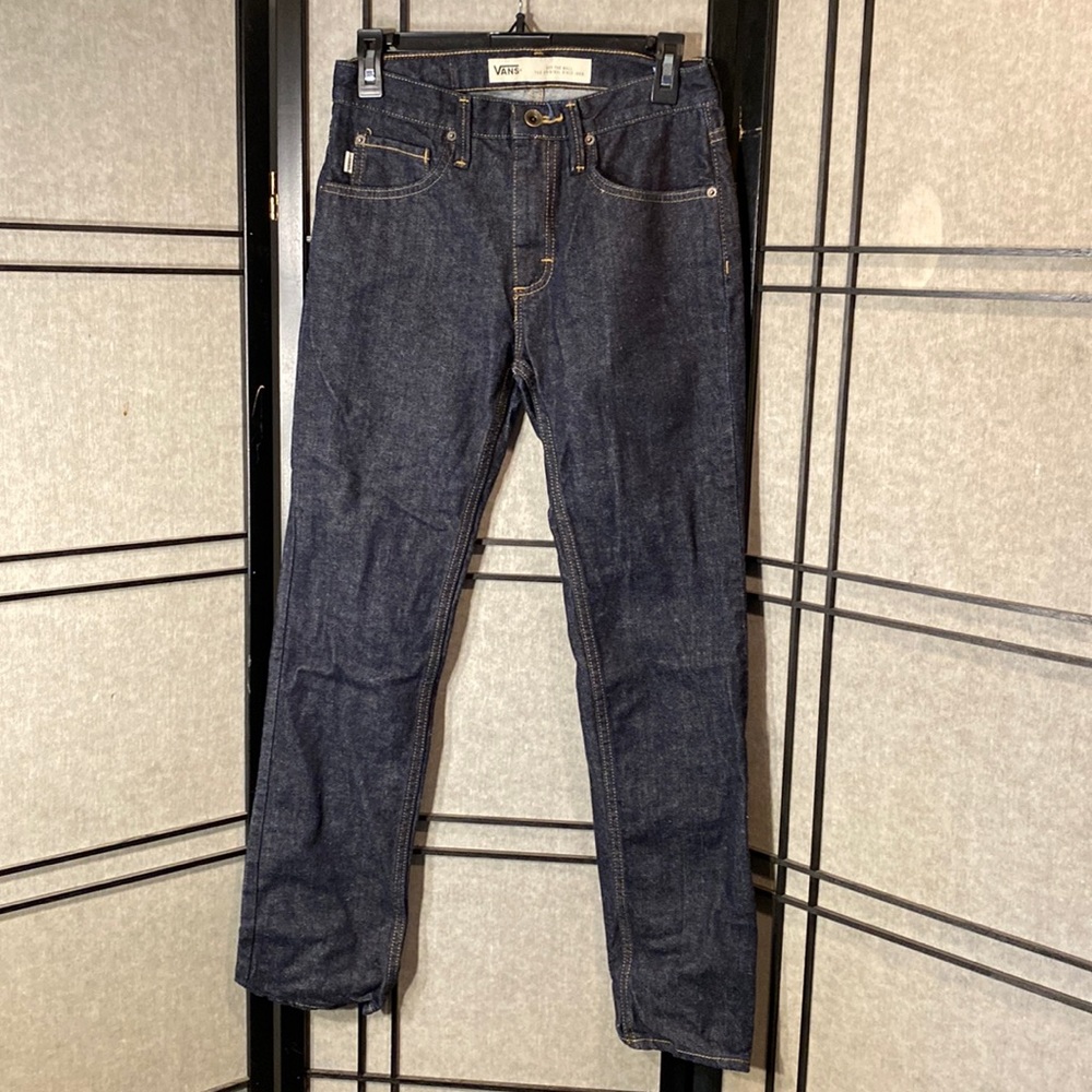Vans dark denim jeans size 16 slim
